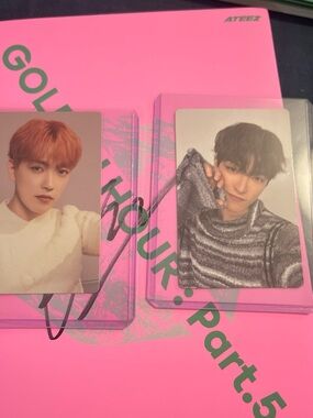 ATEEZ HONGJOONG PHOTOCARD indiv  #kpop #ATEEZ  #photocards #Goldenhourpart5